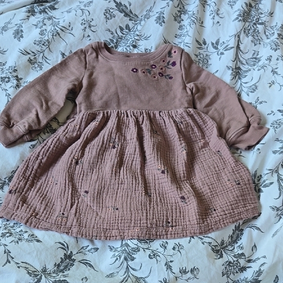 Carter's Other - Carter's Pink Bishop Sleeve Sundress